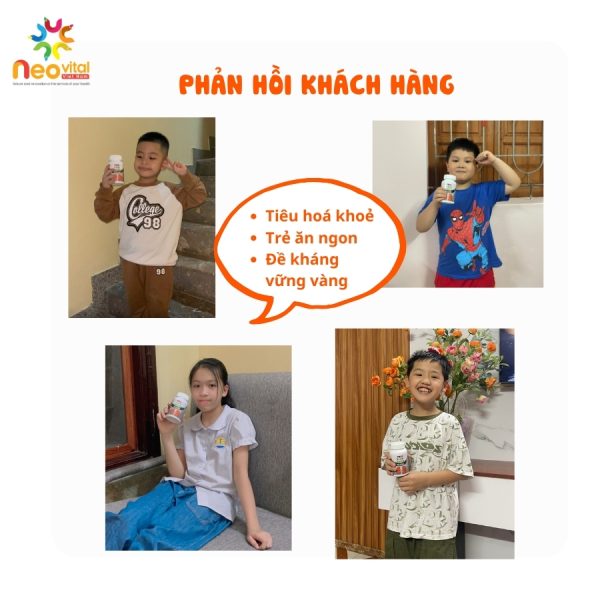 neo kids kẽm hữu cơ cho bé