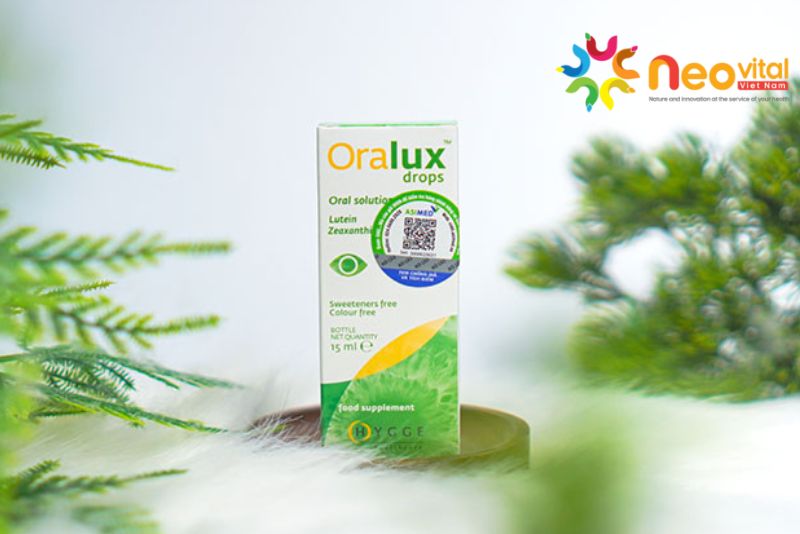 Oralux drops - bổ sung bộ đôi lutein và zeaxanthin an toàn, hiệu quả